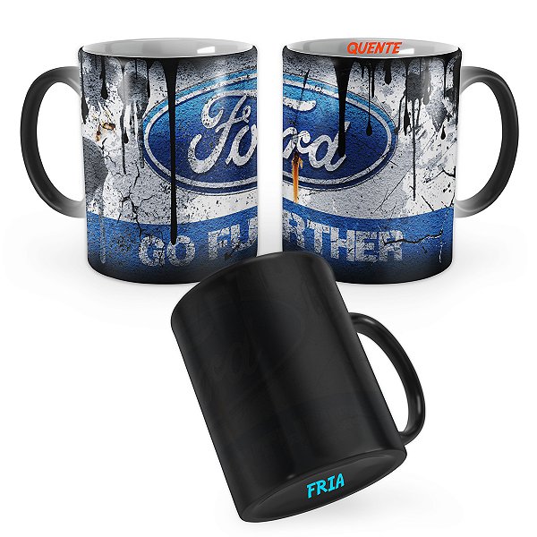 Caneca Mágica Ford Lata de Óleo