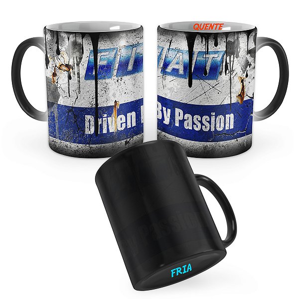 Caneca Mágica Fiat Lata de Óleo