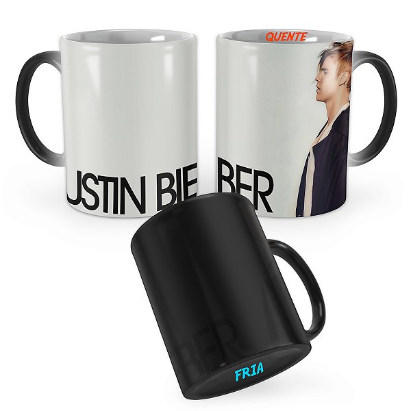 Caneca Mágica Justin Bieber Mod 1