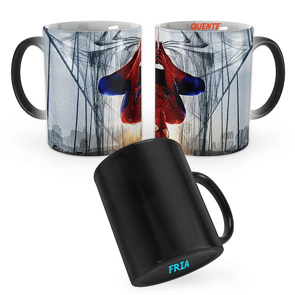 Caneca Mágica Homem Aranha Mod 2