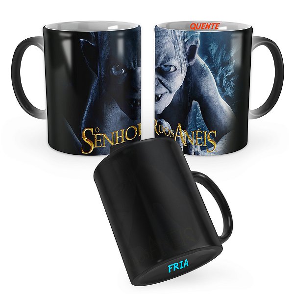 Caneca Mágica Senhor Dos Anéis Golum