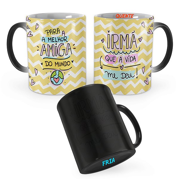 Caneca Mágica Presente Melhor Amiga Mod 18