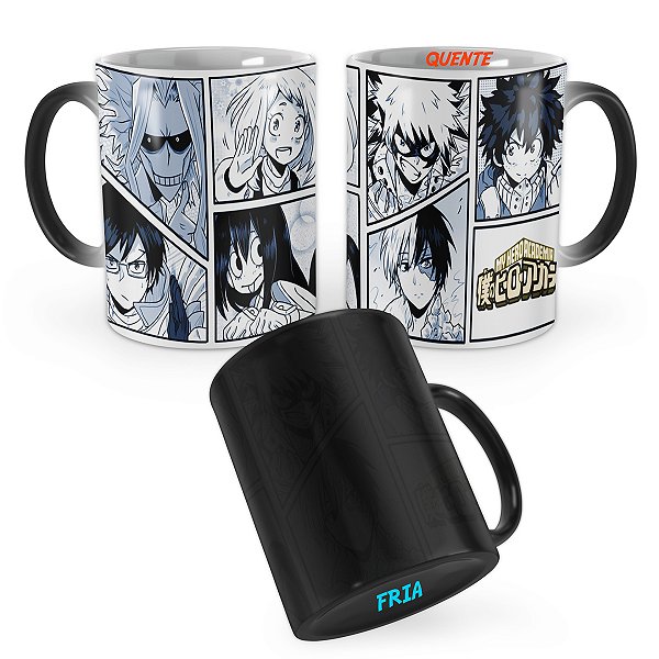 Caneca Mágica Boku no Hero My Hero Academia Manga