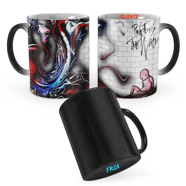 Caneca Mágica Pink Floyd Banda Rock Mod 1