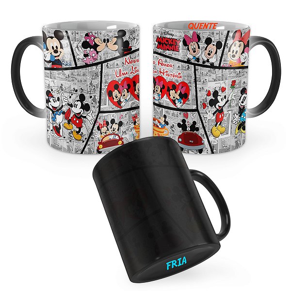 Caneca Mágica Mickey e Minnie Mod 4