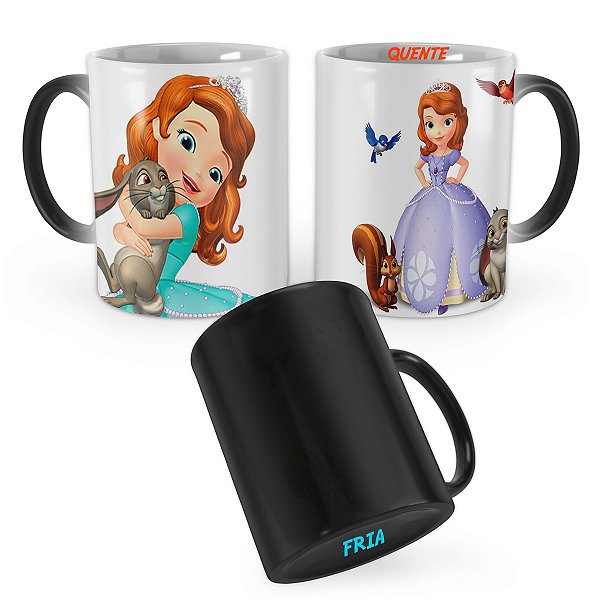 Caneca Mágica Princesinha Sofia Desenho Filme Mod 1
