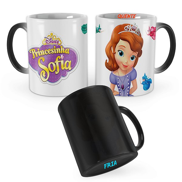 Caneca Mágica Princesas da Disney Mod 1