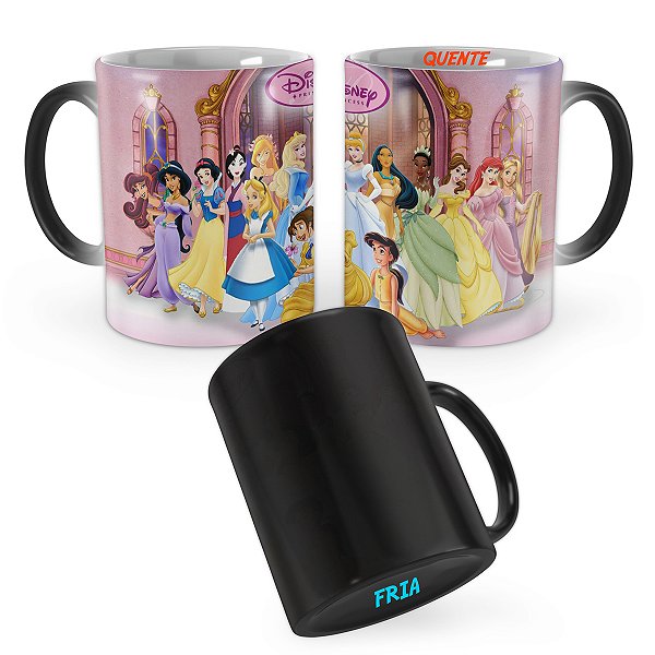 Caneca Mágica Princesas da Disney Mod 4