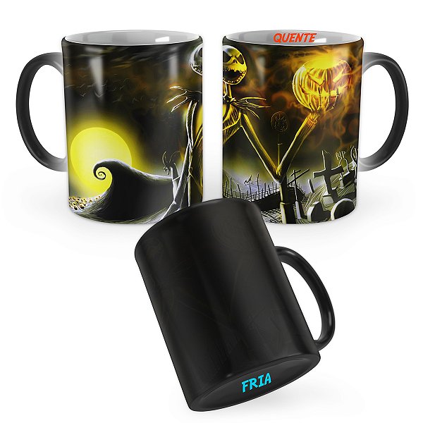 Caneca Mágica Jack Esqueleto Estranho Mundo Mod 3