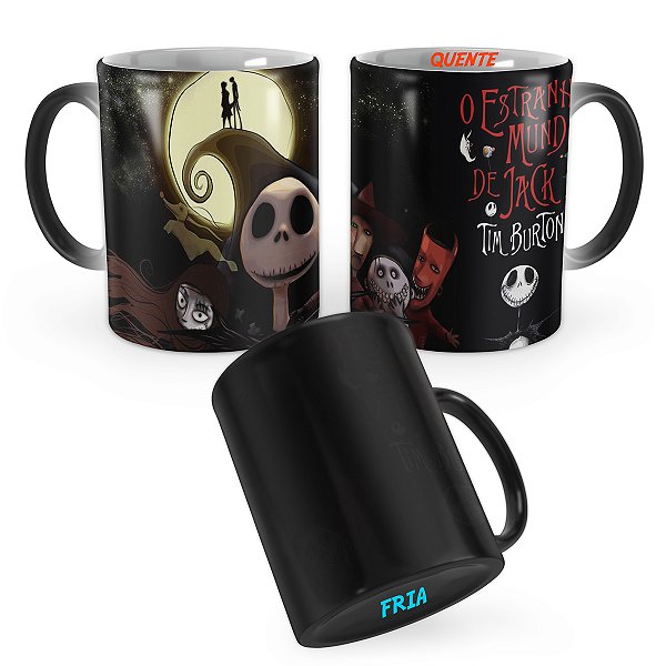 Caneca Mágica Estranho Mundo de Jack Tim Burton