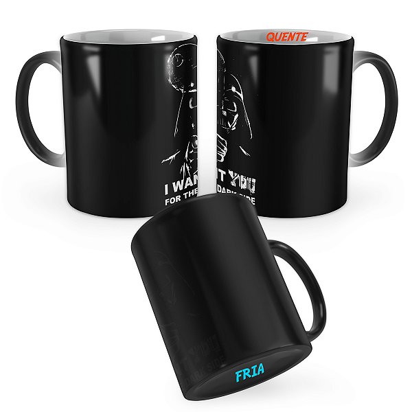 Caneca Mágica Mestre Yoda Sabre de Luz Star Wars