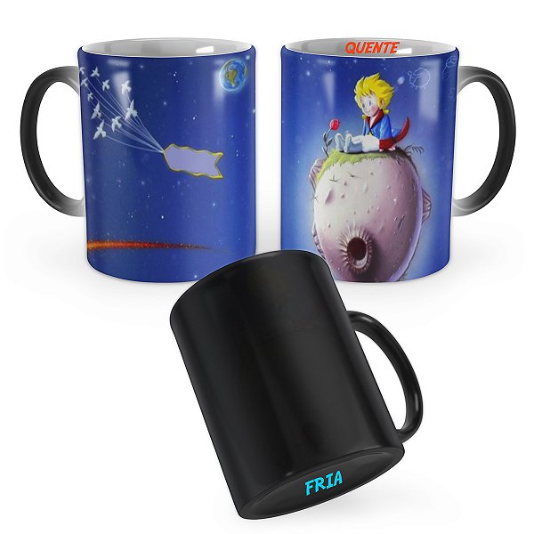 Caneca Mágica O Pequeno Príncipe Le Petit Prince Mod 3