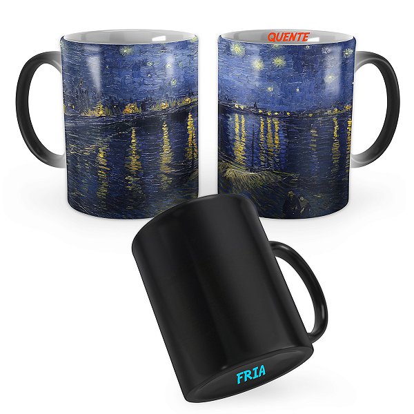 Caneca Mágica Van Gogh Noite Estrelada