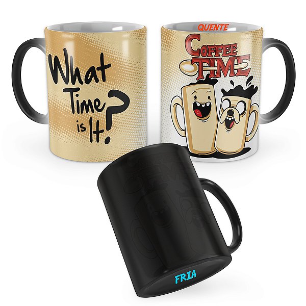 Caneca Mágica Coffe Time Adventure Time