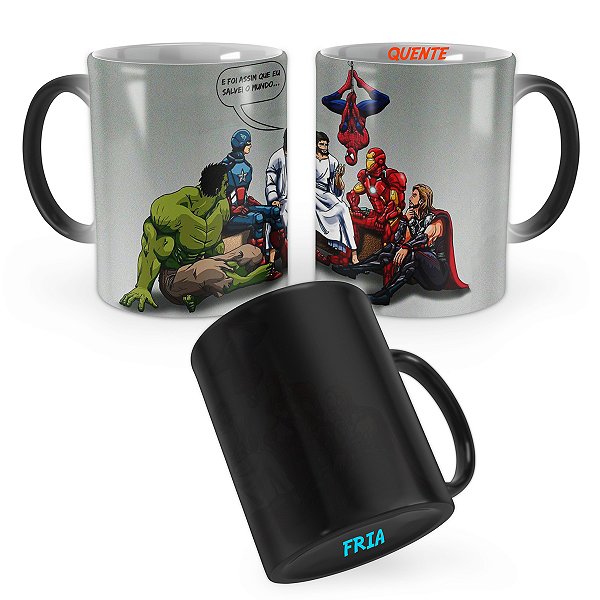 Caneca Mágica Jesus Héroi e Foi Assim Que Salvei o Mundo