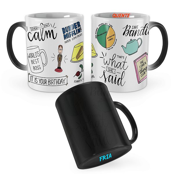 Caneca Mágica The Office Citações Frases Famosas Mod 1