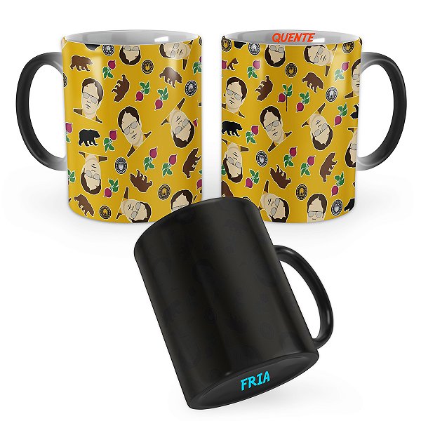 Caneca Mágica The Office Cartoon Fanart