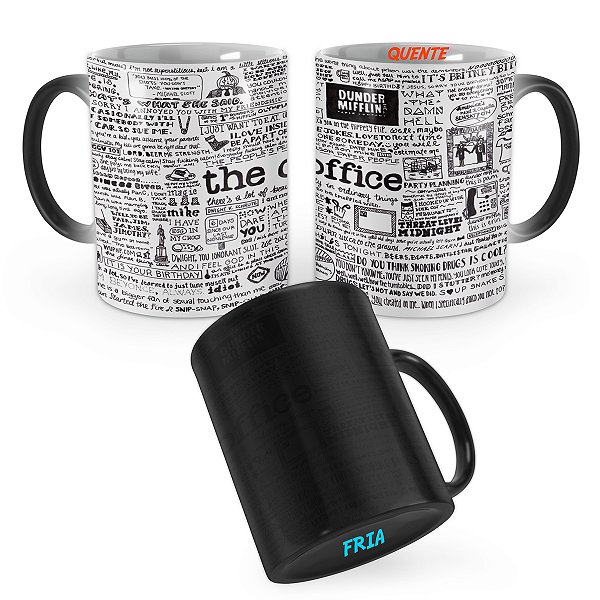 Caneca Mágica The Office Citações Frases Famosas Mod 2
