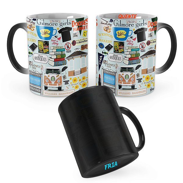 Caneca Mágica Gilmore Girls Símbolos e Referencias Mod 2