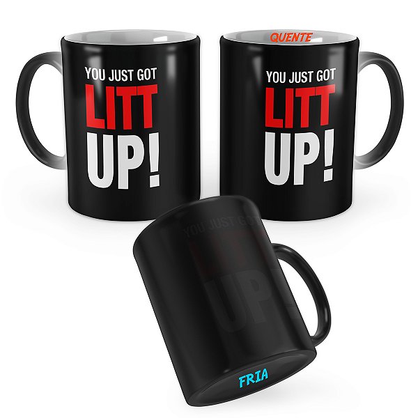 Caneca Mágica Suits You Just Got Litt Up Mod 2