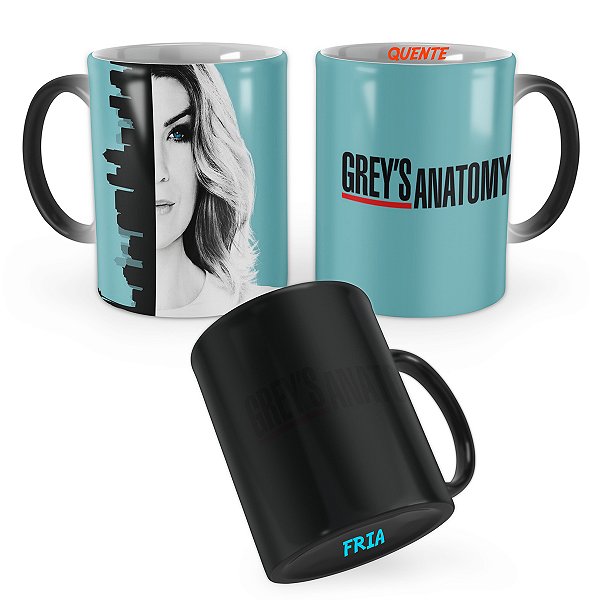 Caneca Mágica Greys Anatomy Seriado Meredith Mod 2