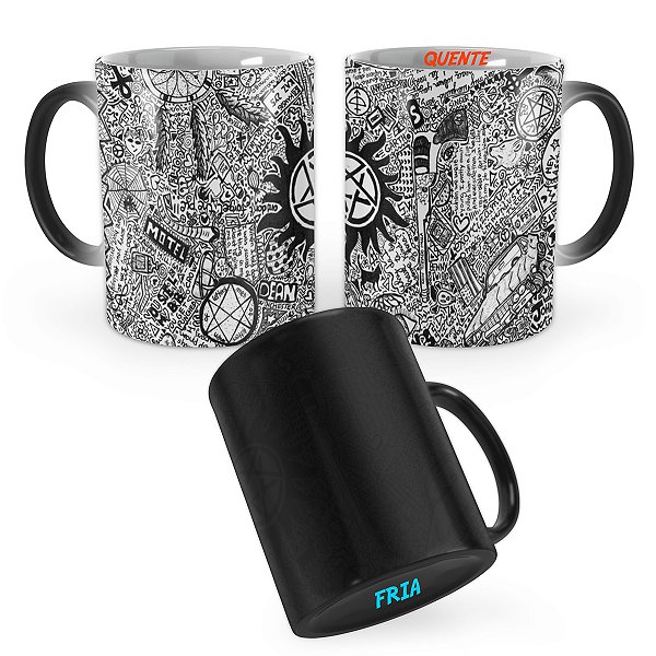 Caneca Mágica Sobrenatural Supernatural Mod 59
