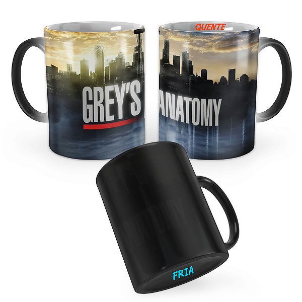 Caneca Mágica Greys Anatomy Série Mod 3