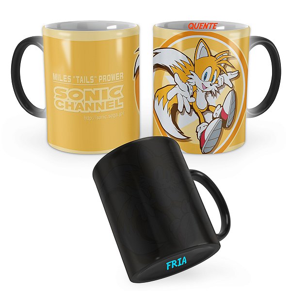 Caneca Mágica Sonic Tails
