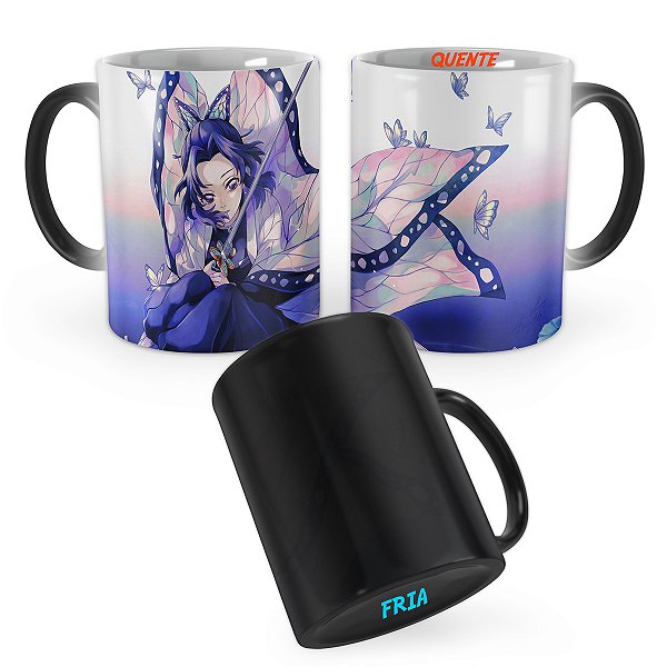 Caneca Mágica Demon Slayer Shinobu Pilar Kimetsu no Yaiba Mod 2