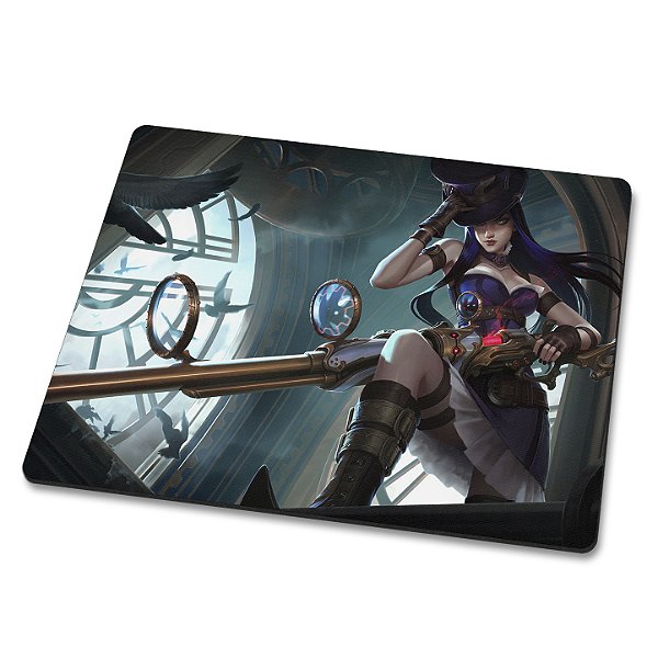 MousePad Caitlyn League of Legends Lol Grande Profissional