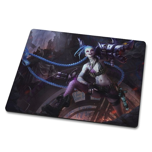 MousePad Jinx League of Legends Lol Grande Profissional