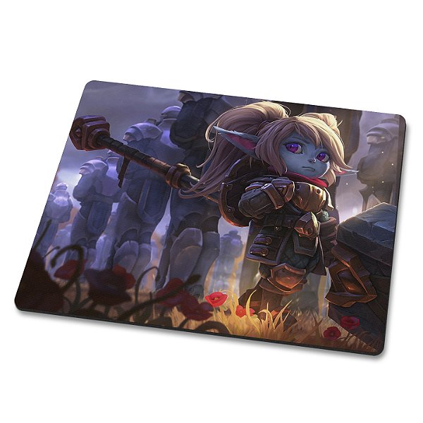 MousePad Poppy League of Legends Lol Grande Profissional