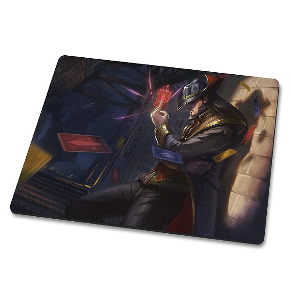 MousePad Twisted Fate League of Legends Lol Grande Profissional