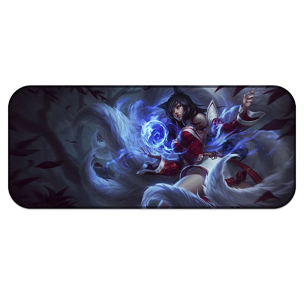 Tapete MousePad Ahri League of Legends Lol Grande Profissional