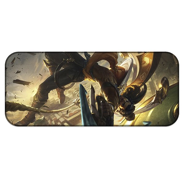 Tapete MousePad Akshan League of Legends Lol Grande Profissional