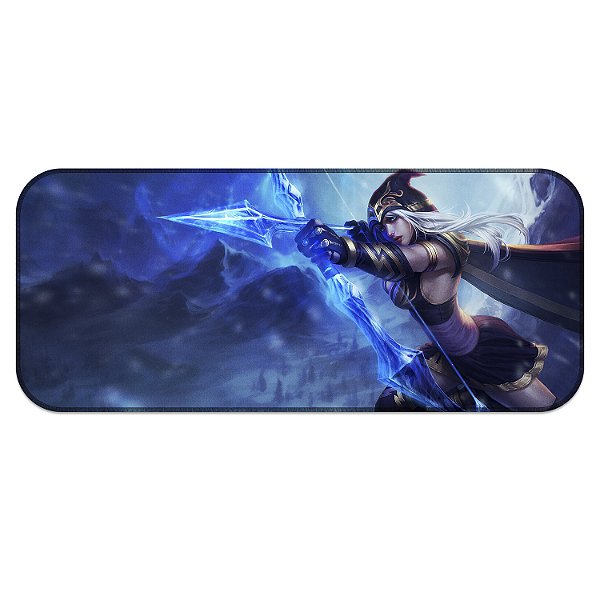 Tapete MousePad Ashe League of Legends Lol Grande Profissional