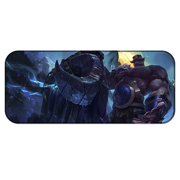 Tapete MousePad Braum League of Legends Lol Grande Profissional