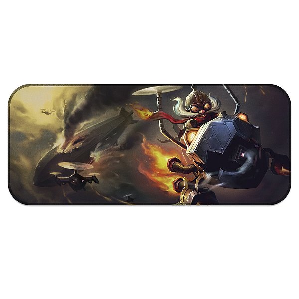 Tapete MousePad Corki League of Legends Lol Grande Profissional