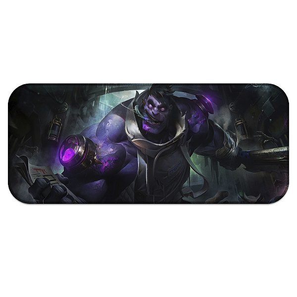 Tapete MousePad Dr. Mundo League of Legends Lol Grande Profissional