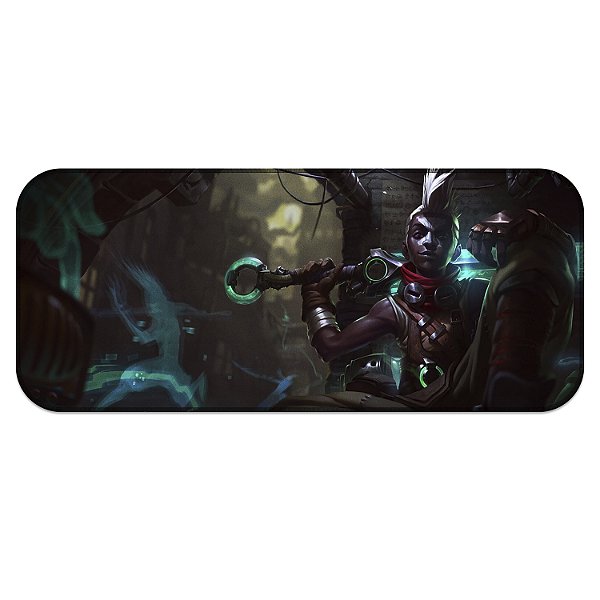 Tapete MousePad Ekko League of Legends Lol Grande Profissional