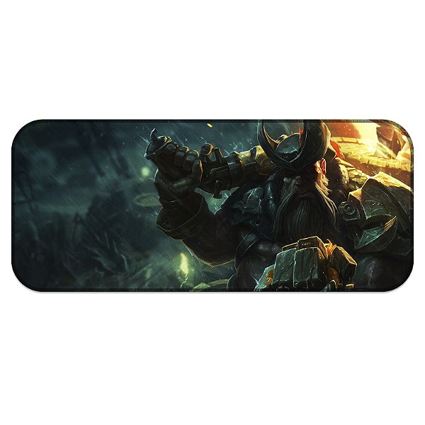 Tapete MousePad Gangplank League of Legends Lol Grande Profissional