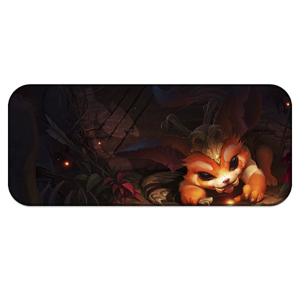 Tapete MousePad Gnar League of Legends Lol Grande Profissional