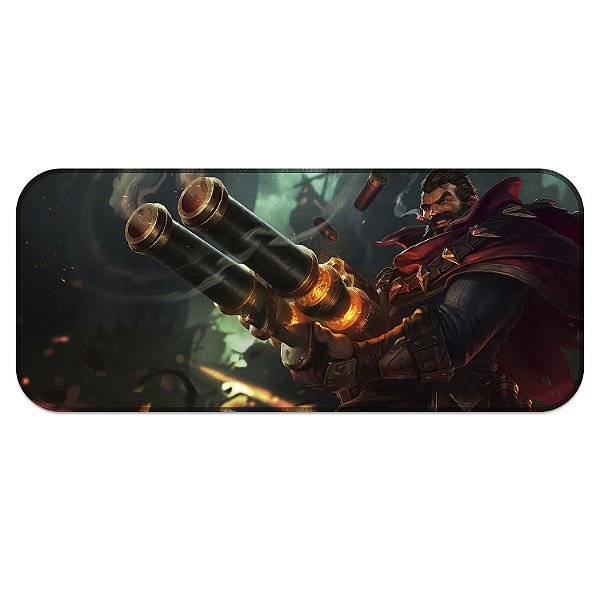 Tapete MousePad Graves League of Legends Lol Grande Profissional