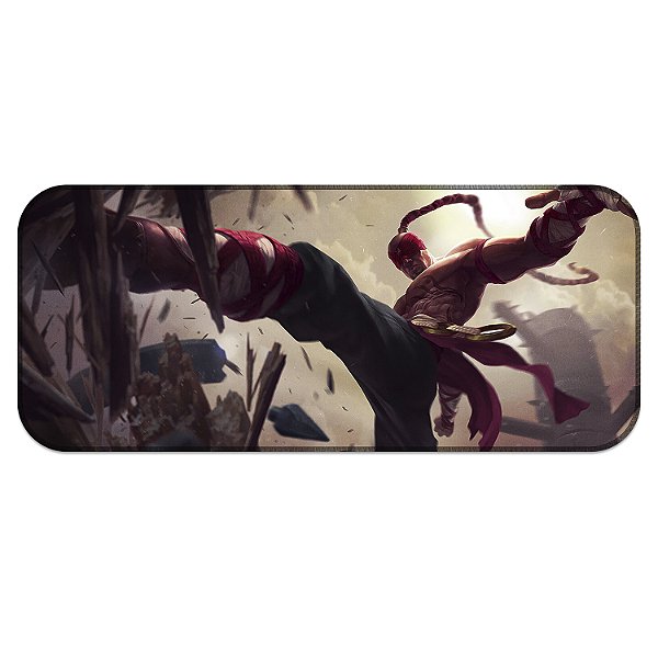 Tapete MousePad Lee Sin League of Legends Lol Grande Profissional
