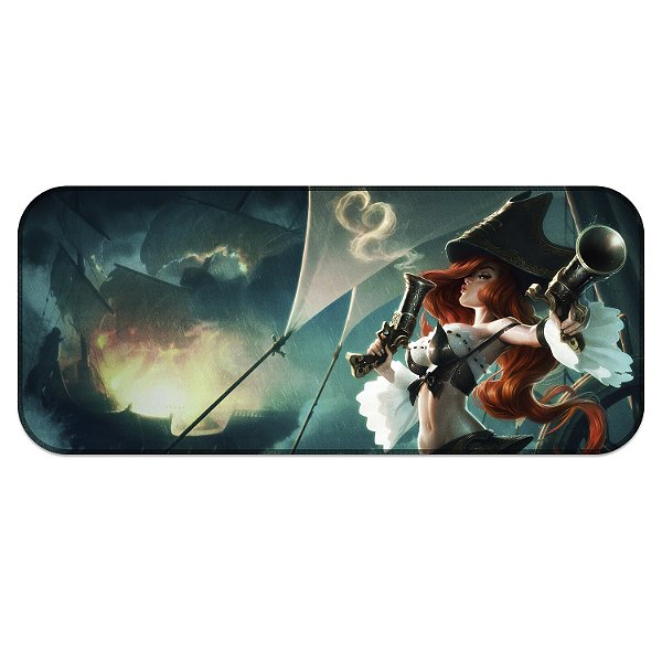 Tapete MousePad Miss Fortune League of Legends Lol Grande Profissional