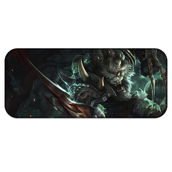 Tapete MousePad Rengar League of Legends Lol Grande Profissional