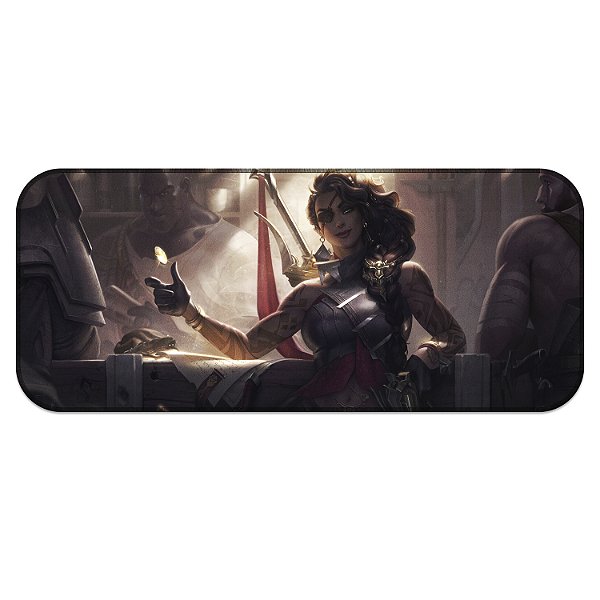 Tapete MousePad Samira League of Legends Lol Grande Profissional