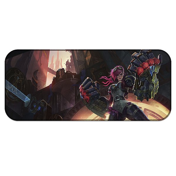 Tapete MousePad Vi League of Legends Lol Grande Profissional