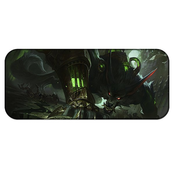 Tapete MousePad Warwick League of Legends Lol Grande Profissional
