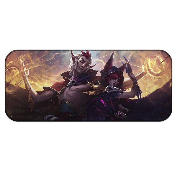 Tapete MousePad Xayah League of Legends Lol Grande Profissional
